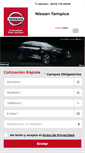 Mobile Screenshot of nissantampico.com.mx